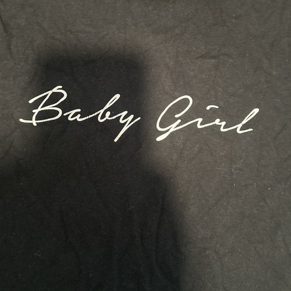 “Baby Girl” Short Sleeve Graphic Tee - Picture 2 of 3